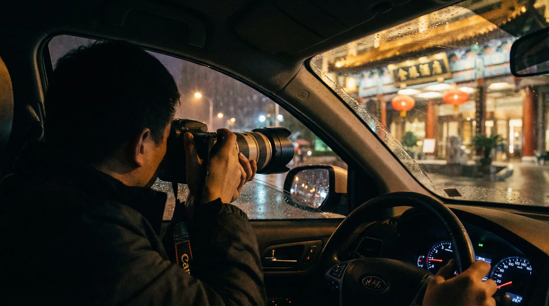 七星体育app - 记者深夜跟踪拍摄明星行踪